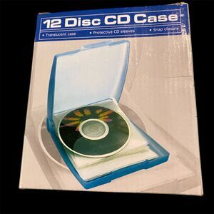 12 Disc CD Case Capacity New In Box TRAVL0007 Vintage BRAND NEW